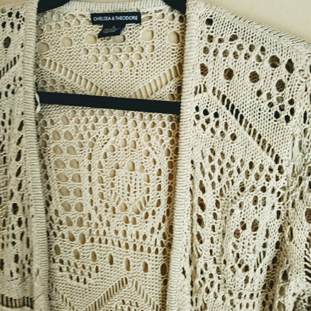 Long Laced Cardigan
